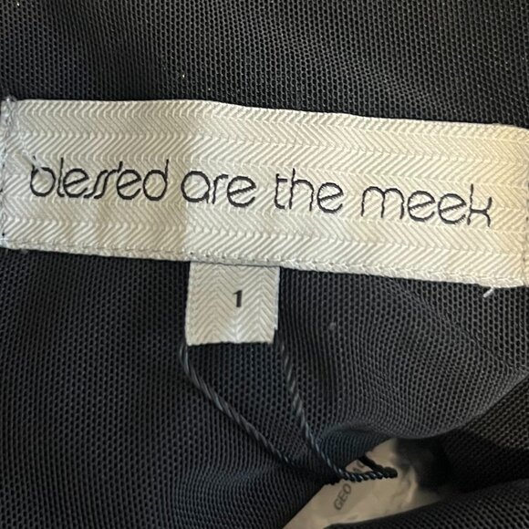 NWT blessed are the meek Black and Gold Mini Dress Size 1 - Picture 8 of 8